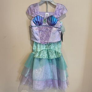 ❤️Disney Parks Disneyland Little Mermaid Princess Ariel Costume Lavender Aqua